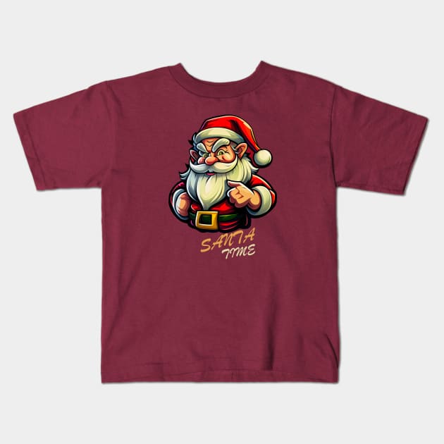 Christmas Wonderland Delight Kids T-Shirt by stylishkhan